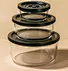 glass container with lid